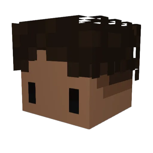 uwulynx Minecraft avatar head, 3D render