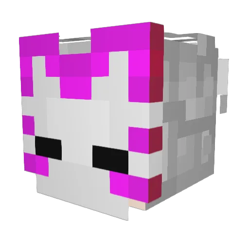 uwumats Minecraft avatar head, 3D render