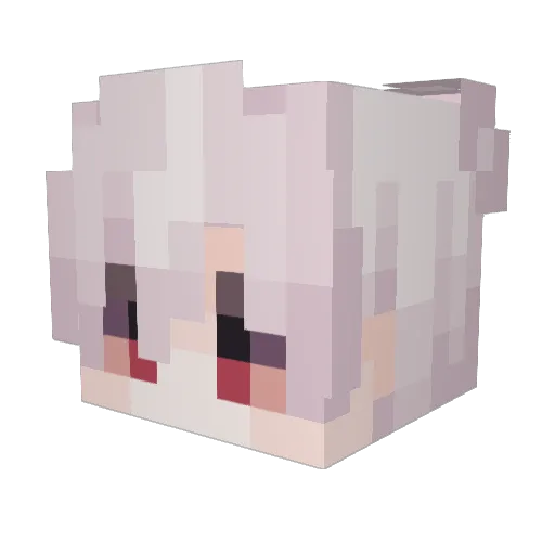 uxem Minecraft avatar head, 3D render