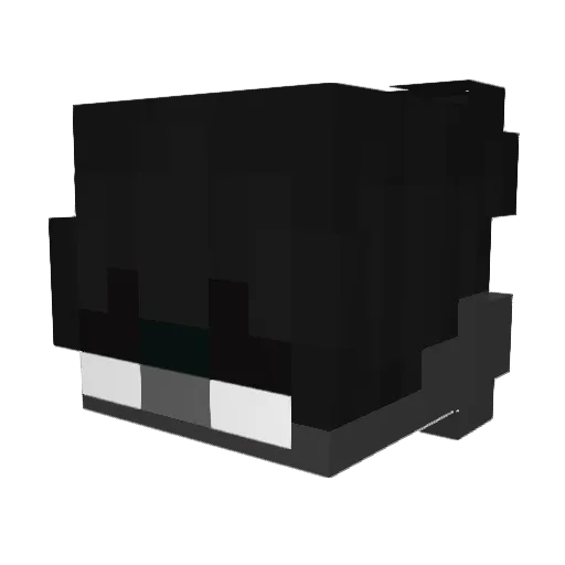 uxne Minecraft avatar head, 3D render