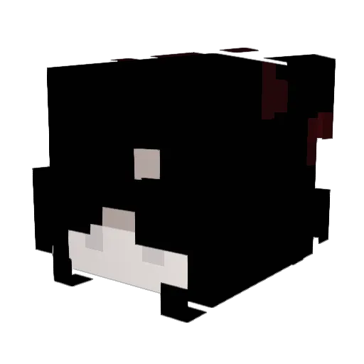 uyfit Minecraft avatar head, 3D render