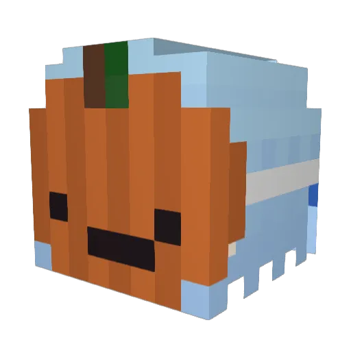 uyiv Minecraft avatar head, 3D render