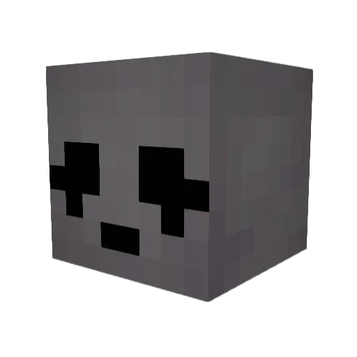 uzch Minecraft avatar head, 3D render
