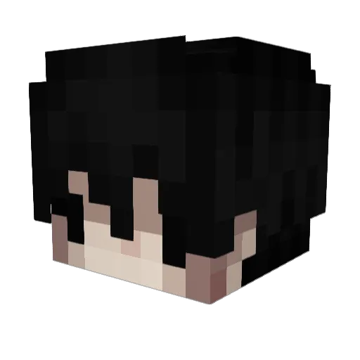 uzi22 Minecraft avatar head, 3D render