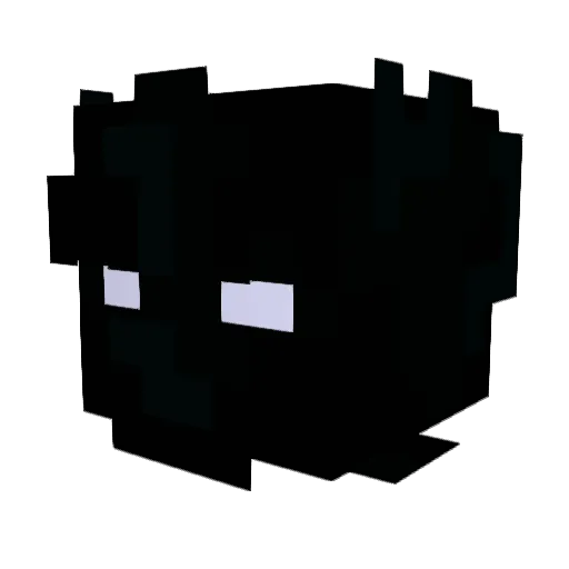 uzieasy Minecraft avatar head, 3D render