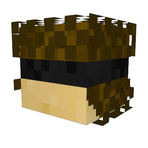 uzuchi Minecraft avatar head, 3D render