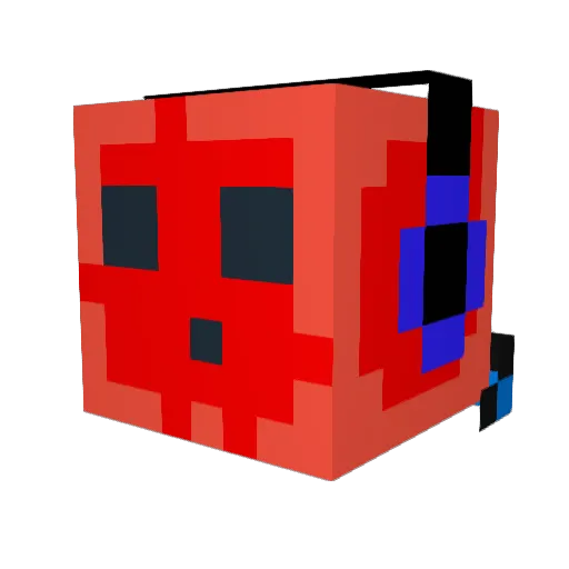 uzy11 Minecraft avatar head, 3D render
