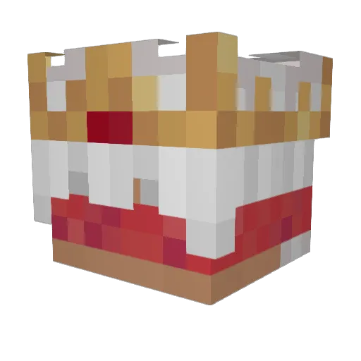 v00k_ Minecraft avatar head, 3D render