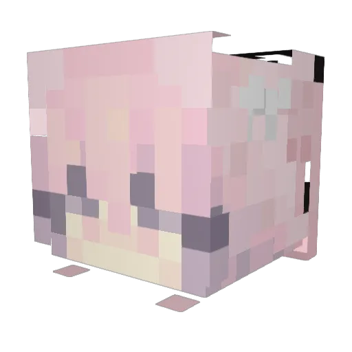 v0idbvnny Minecraft avatar head, 3D render