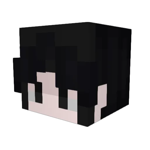 v0idout Minecraft avatar head, 3D render