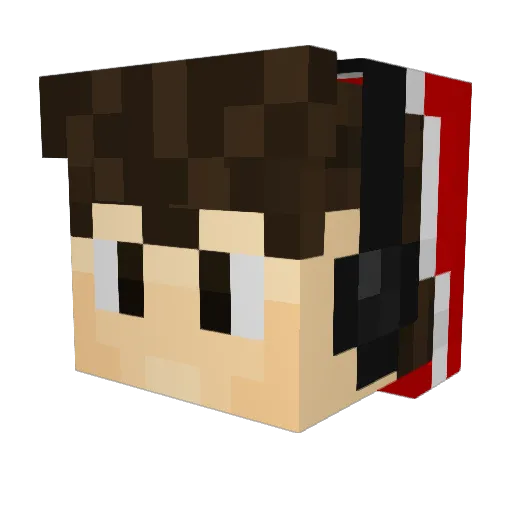 v0jtisekk Minecraft avatar head, 3D render