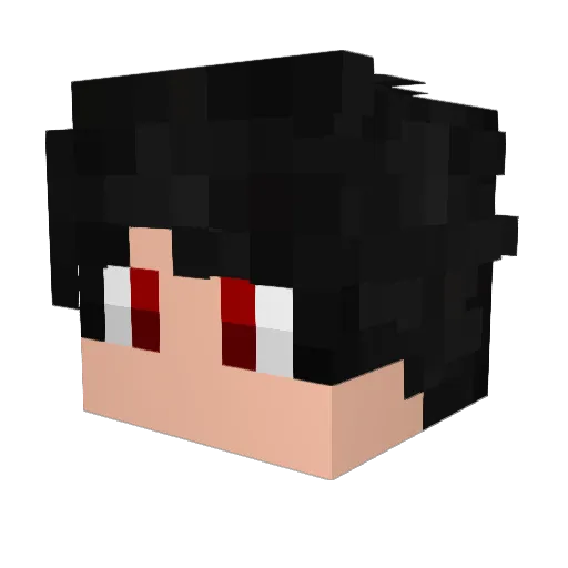 v0yta Minecraft avatar head, 3D render