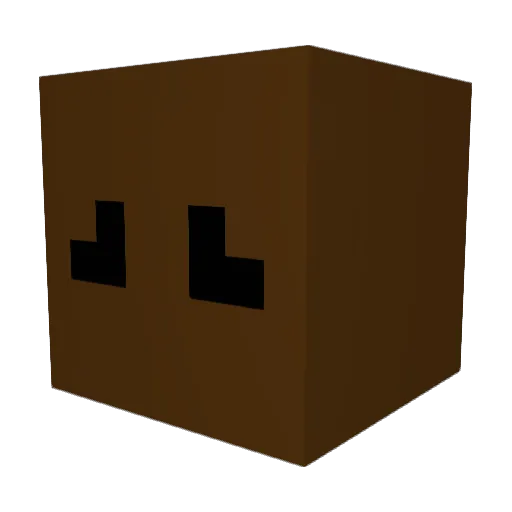 v1_tky Minecraft avatar head, 3D render