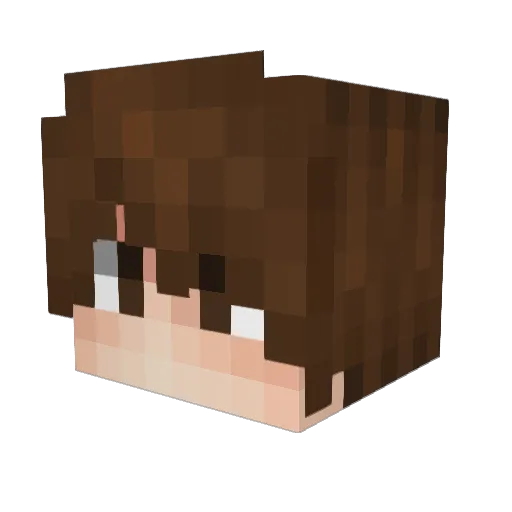 v1cens Minecraft avatar head, 3D render
