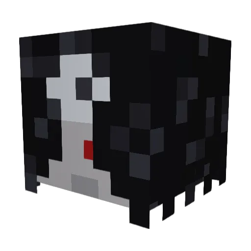v1fb Minecraft avatar head, 3D render
