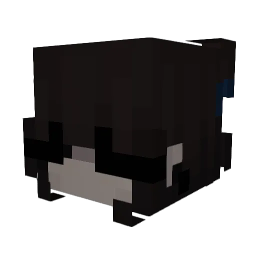 v1iq Minecraft avatar head, 3D render
