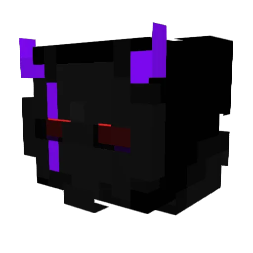 v1ker Minecraft avatar head, 3D render