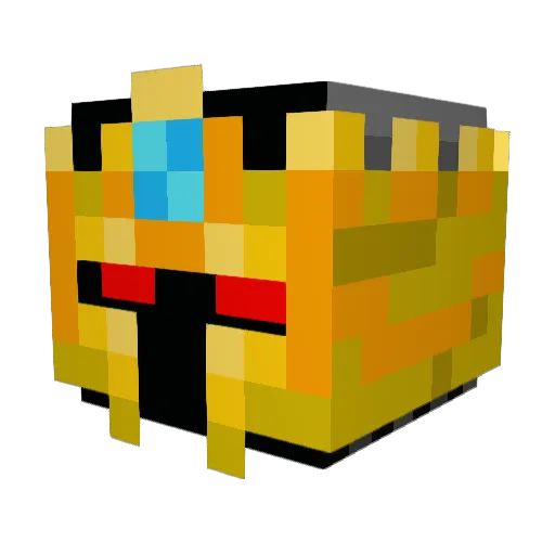 v1n35 Minecraft avatar head, 3D render