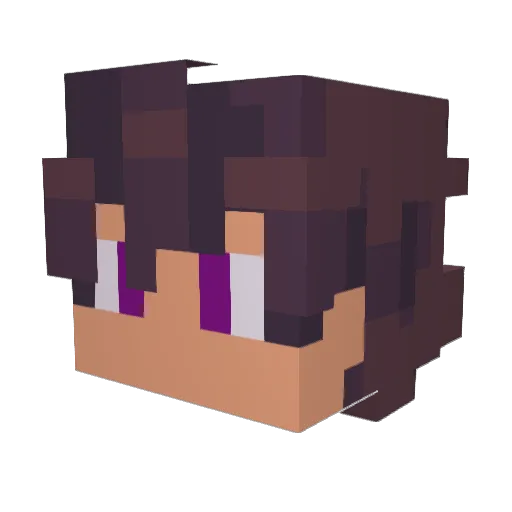 v1niciush2 Minecraft avatar head, 3D render