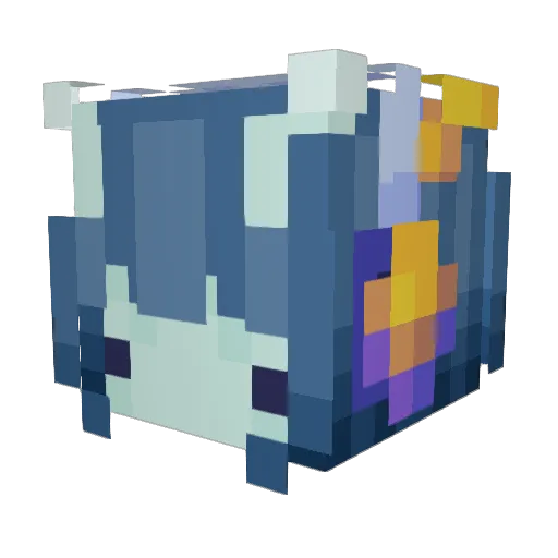 v1v4sss Minecraft avatar head, 3D render
