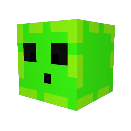 v1zAlpha3 Minecraft avatar head, 3D render