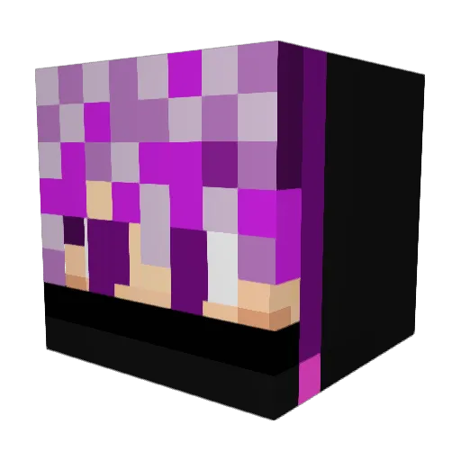 v3ctor7321 Minecraft avatar head, 3D render