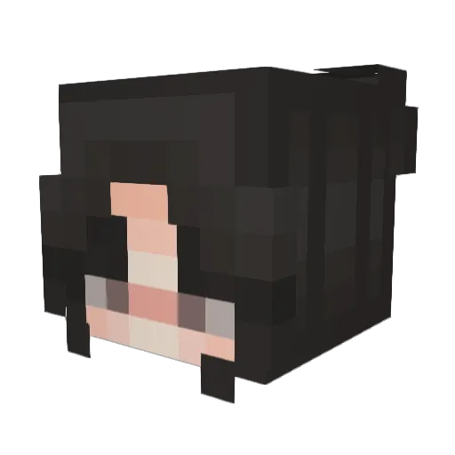 v3nla Minecraft avatar head, 3D render