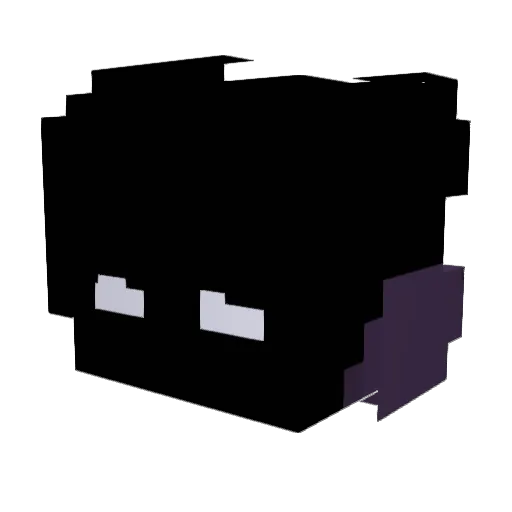 v3qq Minecraft avatar head, 3D render