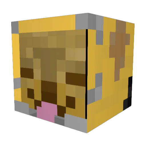 v3rtigo_ Minecraft avatar head, 3D render