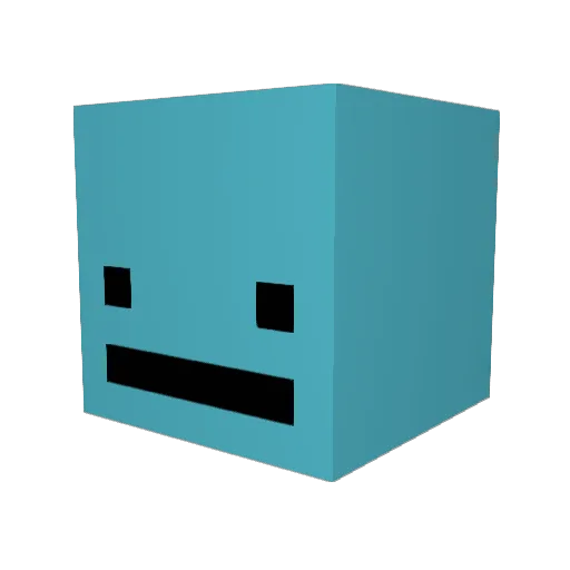 v3yro_ Minecraft avatar head, 3D render