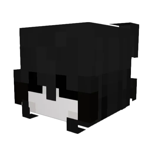 v417 Minecraft avatar head, 3D render