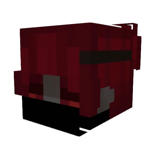 v4lle007 Minecraft avatar head, 3D render