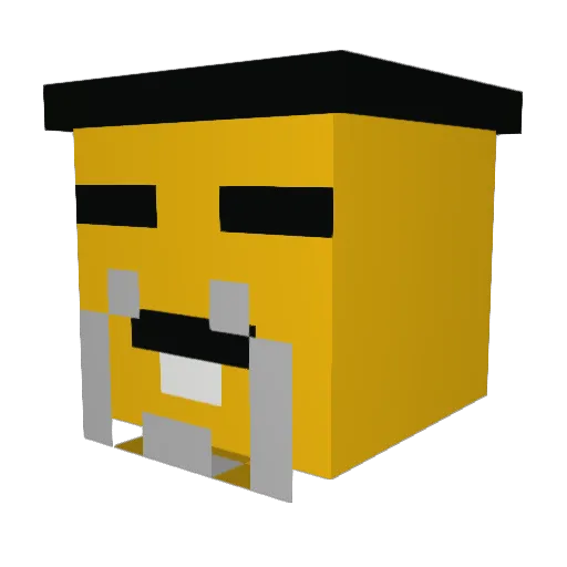 v4mpirismx Minecraft avatar head, 3D render