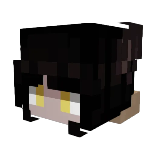 v4mpyyz Minecraft avatar head, 3D render