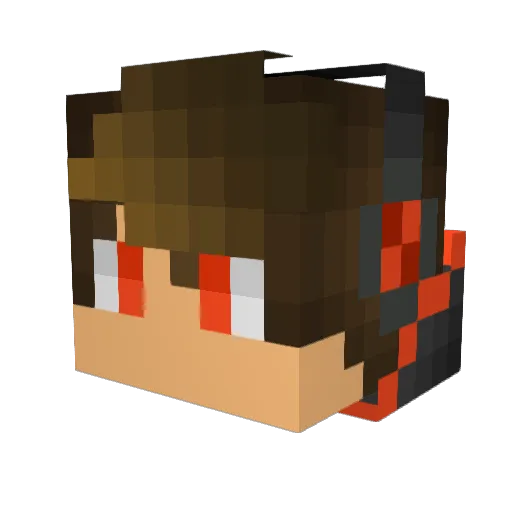v4n1x_ Minecraft avatar head, 3D render