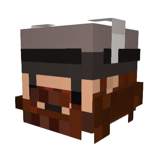 v4nquished Minecraft avatar head, 3D render