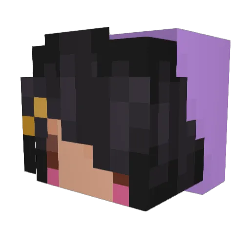 v6ntii Minecraft avatar head, 3D render