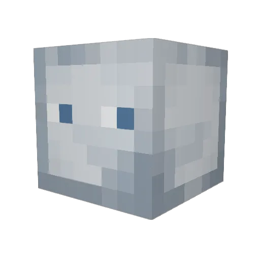v7lpix Minecraft avatar head, 3D render
