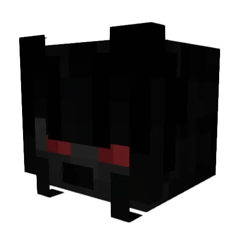 v7lt Minecraft avatar head, 3D render