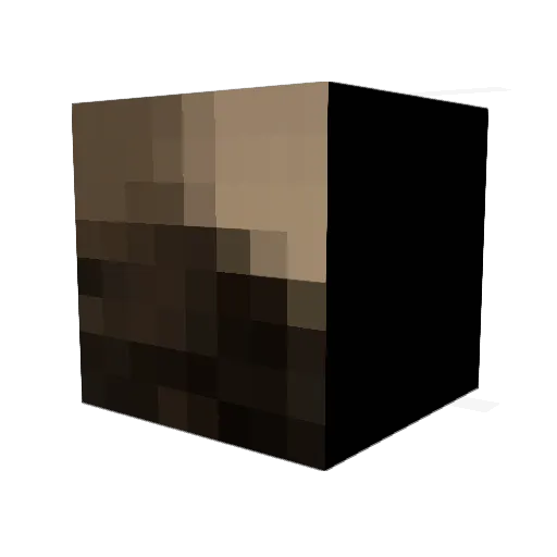 v8ranger Minecraft avatar head, 3D render