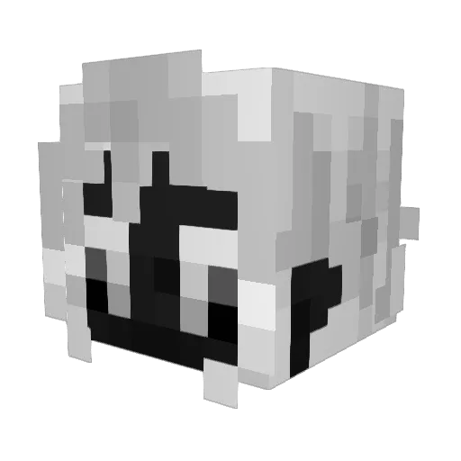v9rz Minecraft avatar head, 3D render