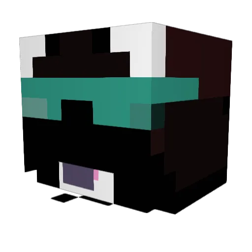 vAbstractArt Minecraft avatar head, 3D render