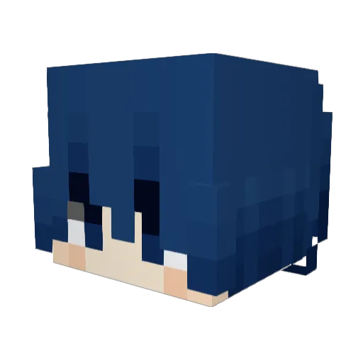 vAdriih Minecraft avatar head, 3D render