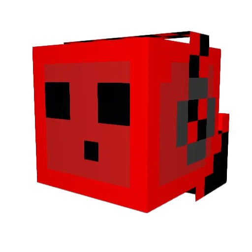 vAustin24 Minecraft avatar head, 3D render