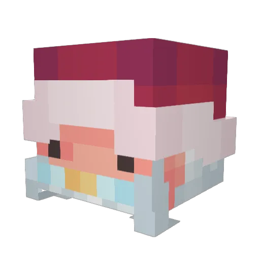 vAvidity Minecraft avatar head, 3D render