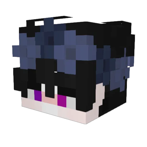 vChmielu Minecraft avatar head, 3D render