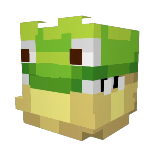 vChofin Minecraft avatar head, 3D render