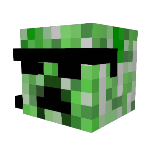 vClarkv Minecraft avatar head, 3D render