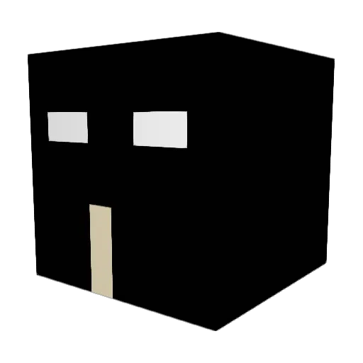 vCrossx Minecraft avatar head, 3D render