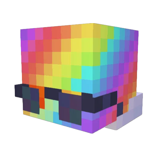vEthxnn Minecraft avatar head, 3D render